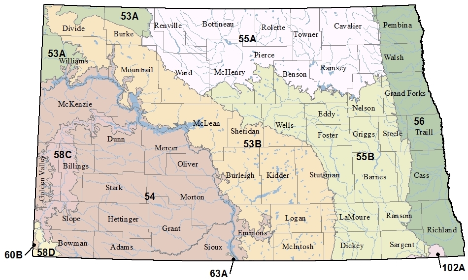  Land Resource Areas Map